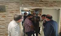 جلسه بازدید مسئولین دانشکده از محل سردخانه گروه 